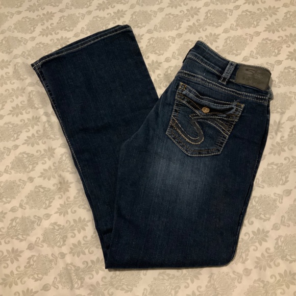 Silver Suki Mid Boot Super Stretch Jean - Picture 4 of 7